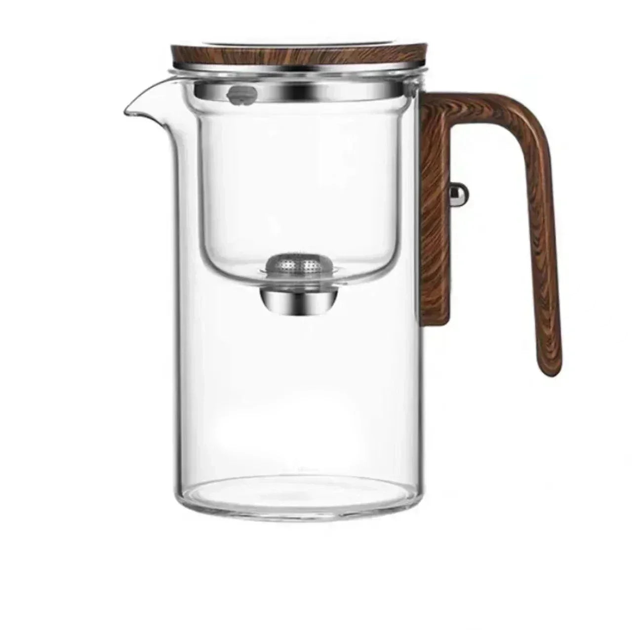 Teekanne aus Glas mit losem Filter – für heißen und kalten Tee