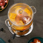 Transparenter Glas-Kochtopf mit Griffen – KookZicht (1360 ml)