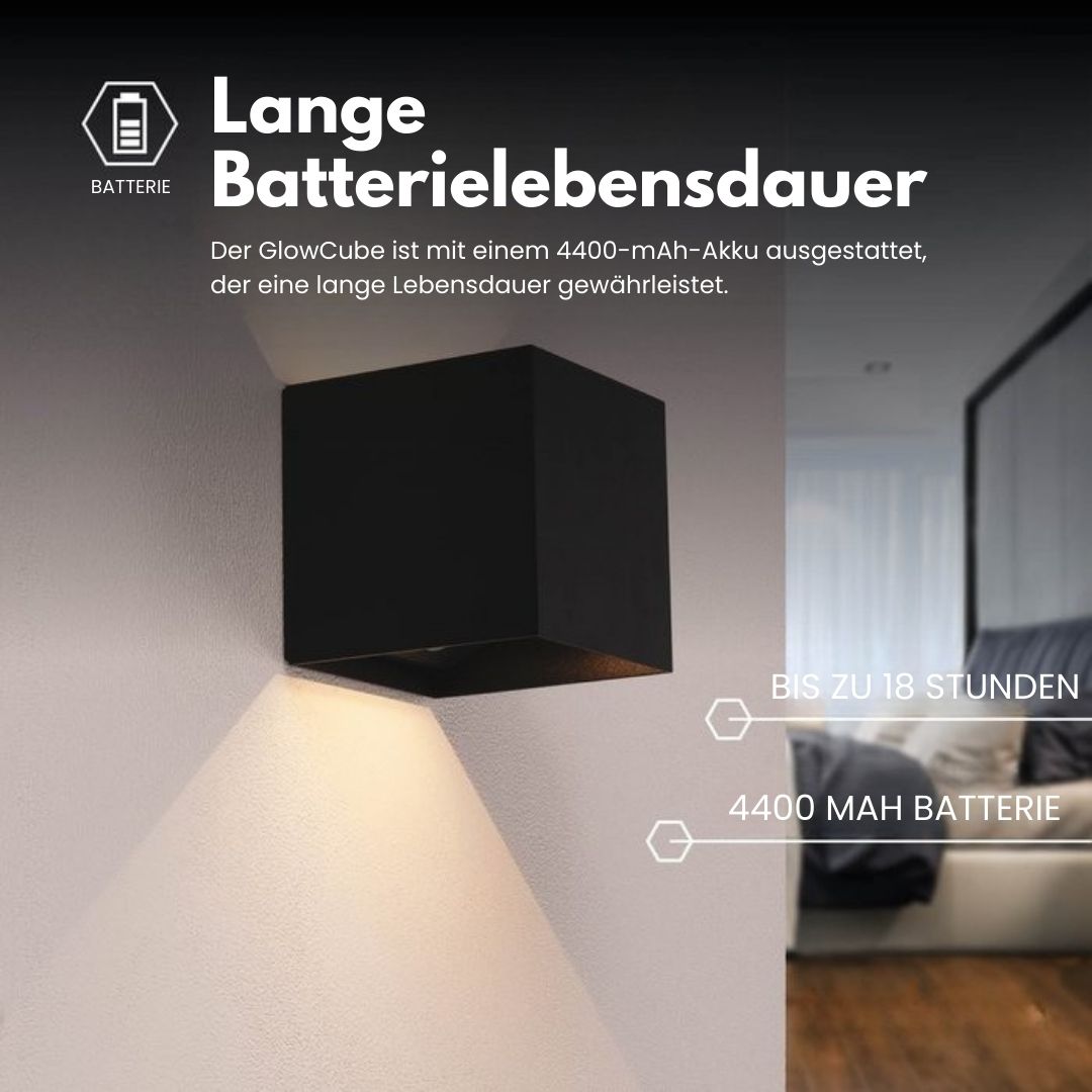 Elegante kabellose Wandlampe mit Sensor und aufladbarem Akku für stilvolle Räume