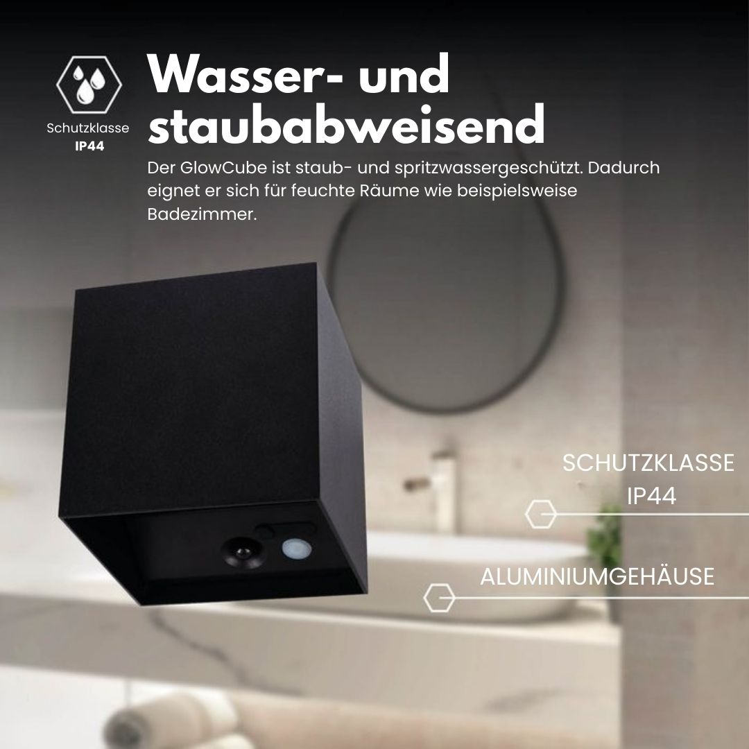 Bewegungsmelder Wandleuchte ohne Kabel – Cubic