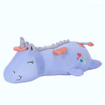 Funkelndes Einhorn-Kuscheltier mit LED-Lichtern | 60 cm