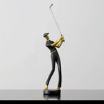 Dynamische Golfer Figuren - Elegante Deko für Ihr Zuhause