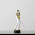Dynamische Golfer Figuren - Elegante Deko für Ihr Zuhause