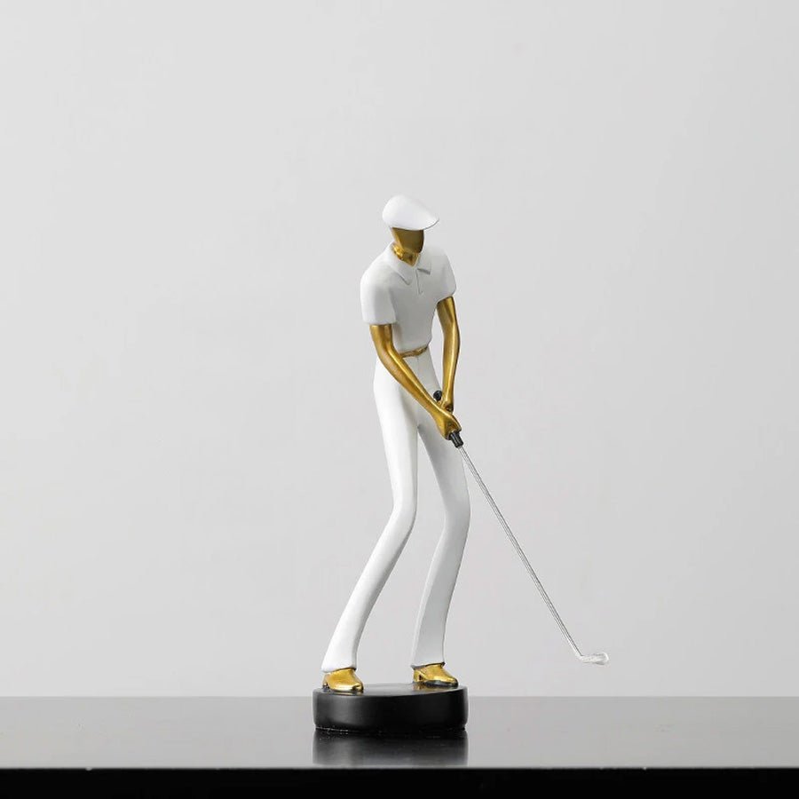 Dynamische Golfer Figuren - Elegante Deko für Ihr Zuhause