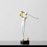 Dynamische Golfer Figuren - Elegante Deko für Ihr Zuhause