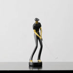Dynamische Golfer Figuren - Elegante Deko für Ihr Zuhause