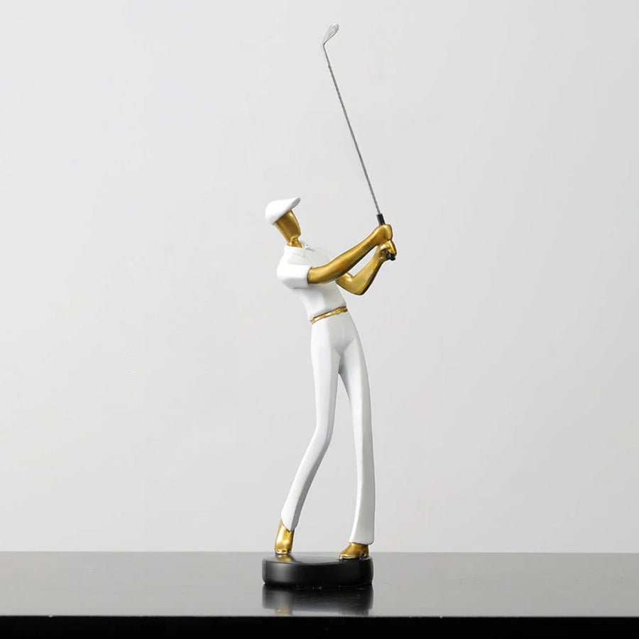 Dynamische Golfer Figuren - Elegante Deko für Ihr Zuhause