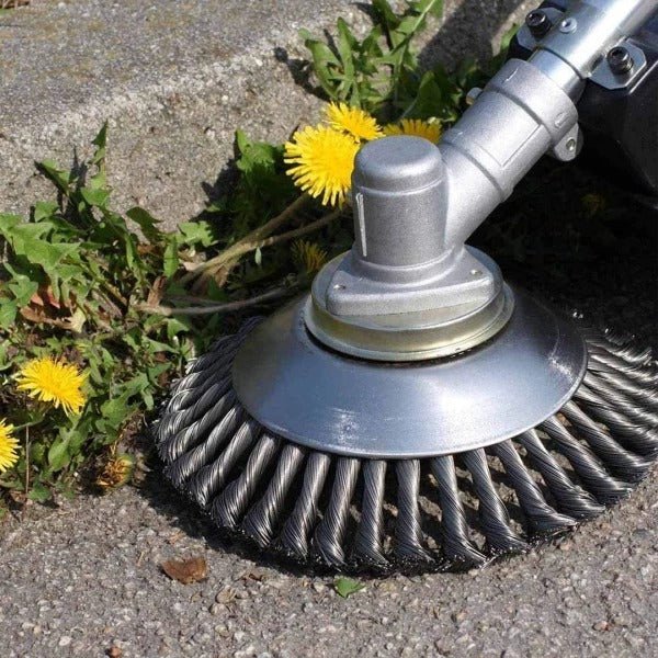 Edelstahl Unkrautbürste – Effizientes Werkzeug für Ihren Garten