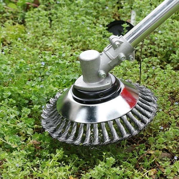 Edelstahl Unkrautbürste – Effizientes Werkzeug für Ihren Garten