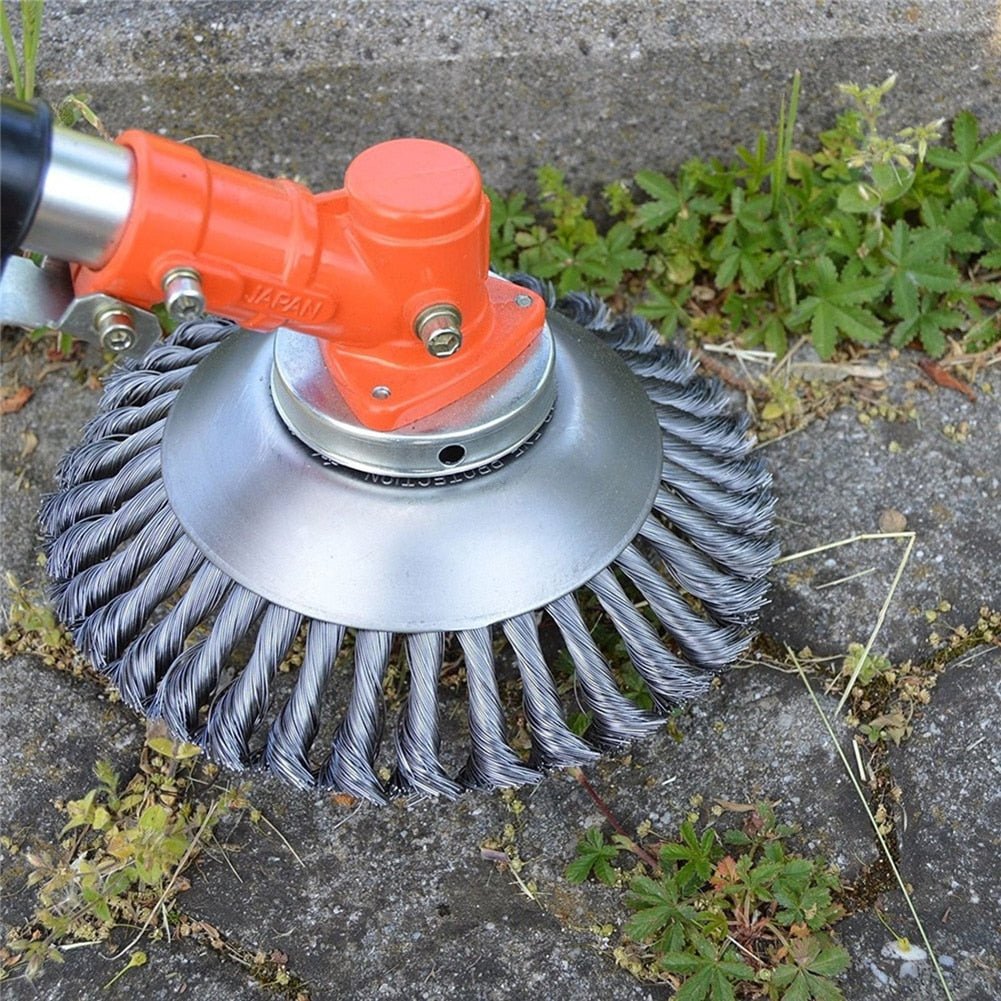 Edelstahl Unkrautbürste – Effizientes Werkzeug für Ihren Garten