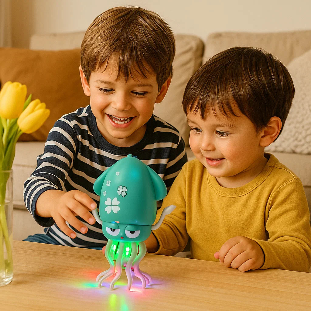 Spielzeug für Kinder: Tanzender Tintenfisch