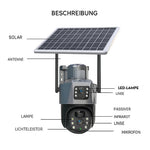 Solare WLAN Überwachungskamera für außen – GuardVision