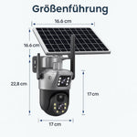 Solare WLAN Überwachungskamera für außen – GuardVision