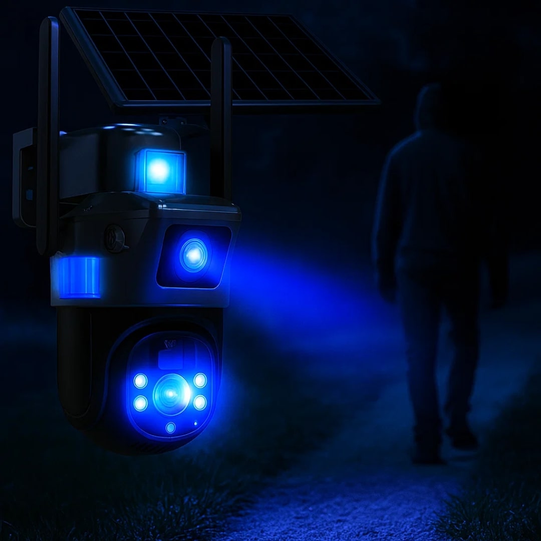 Solare WLAN Überwachungskamera für außen – GuardVision