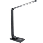 Modern LED Desk Lamp with Touch Control and USB Charging Port