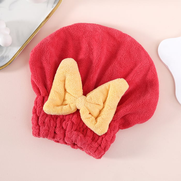 Quick-drying hair towel for smooth hair