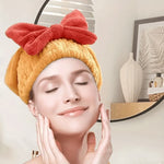 Quick-drying hair towel for smooth hair