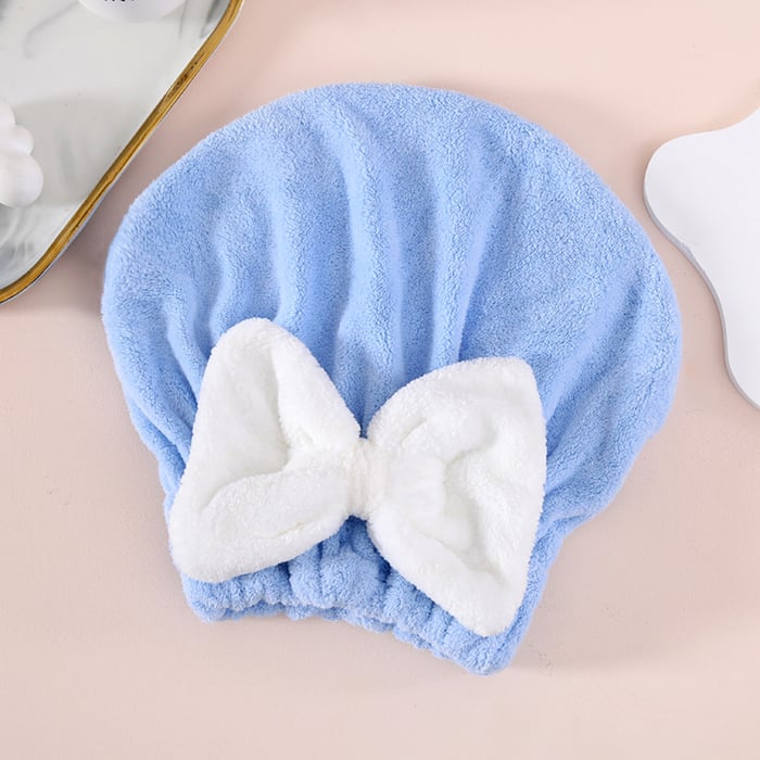 Quick-drying hair towel for smooth hair