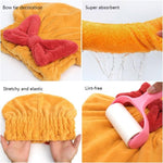 Quick-drying hair towel for smooth hair