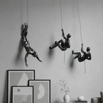 Wall Art Sculpture for Climbers – Unique Handmade Home Decoration