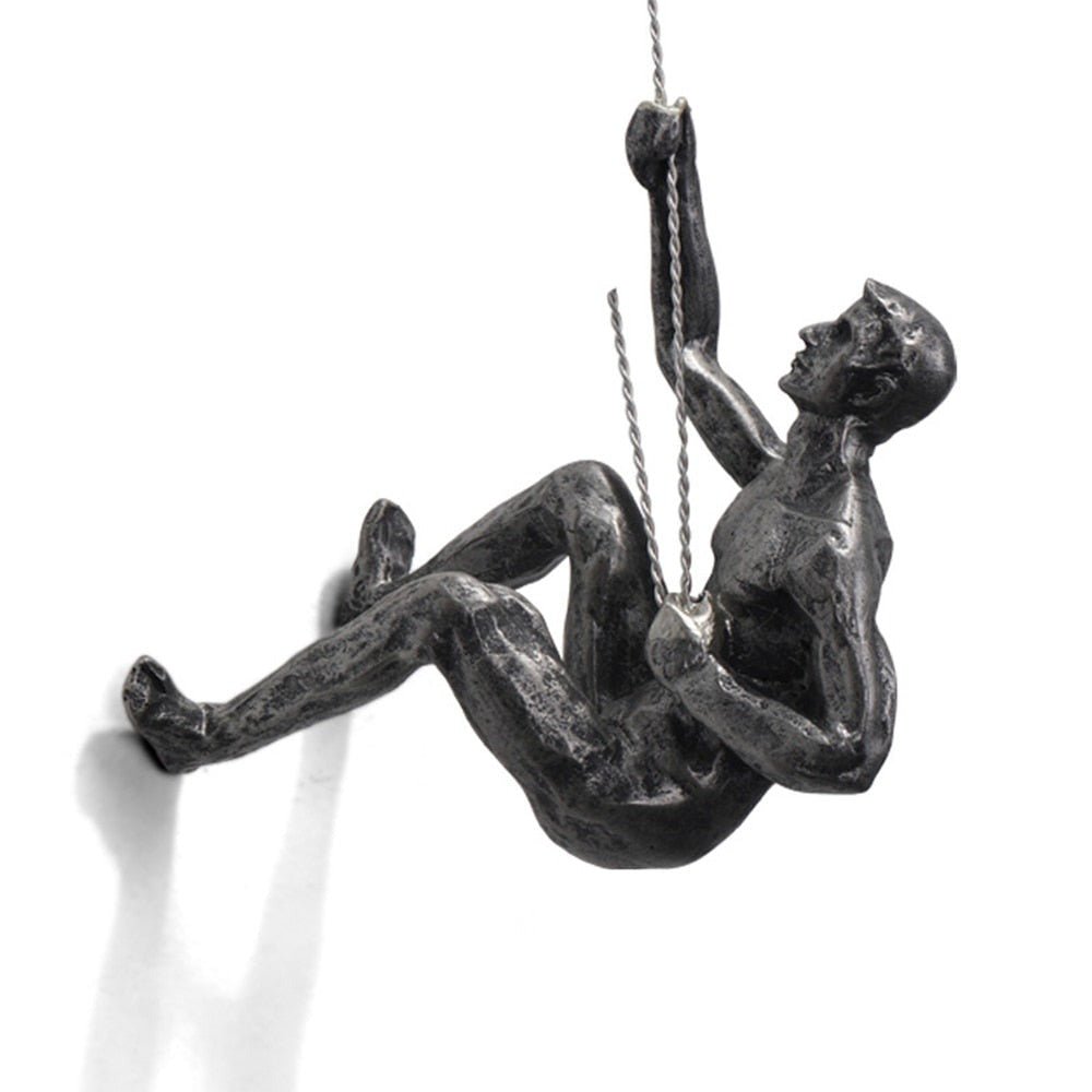 Wall Art Sculpture for Climbers – Unique Handmade Home Decoration