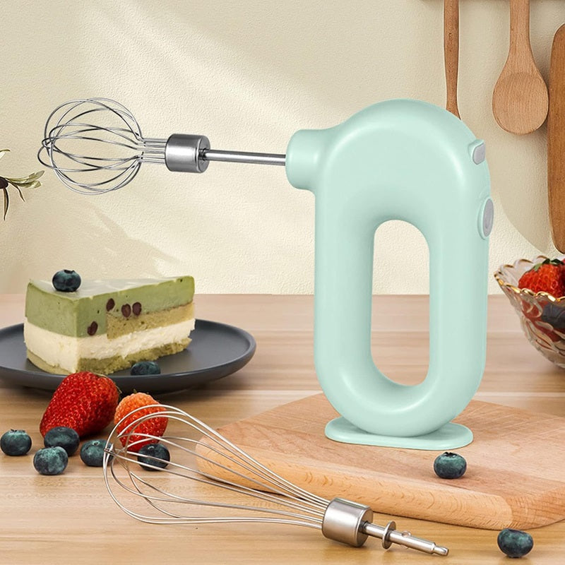 Tragbarer Handmixer mit 4 Geschwindigkeitsstufen ohne Kabel