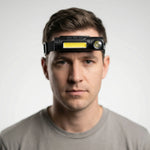 LED Headlamp with USB Rechargeable Feature – Hands-Free for Outdoors