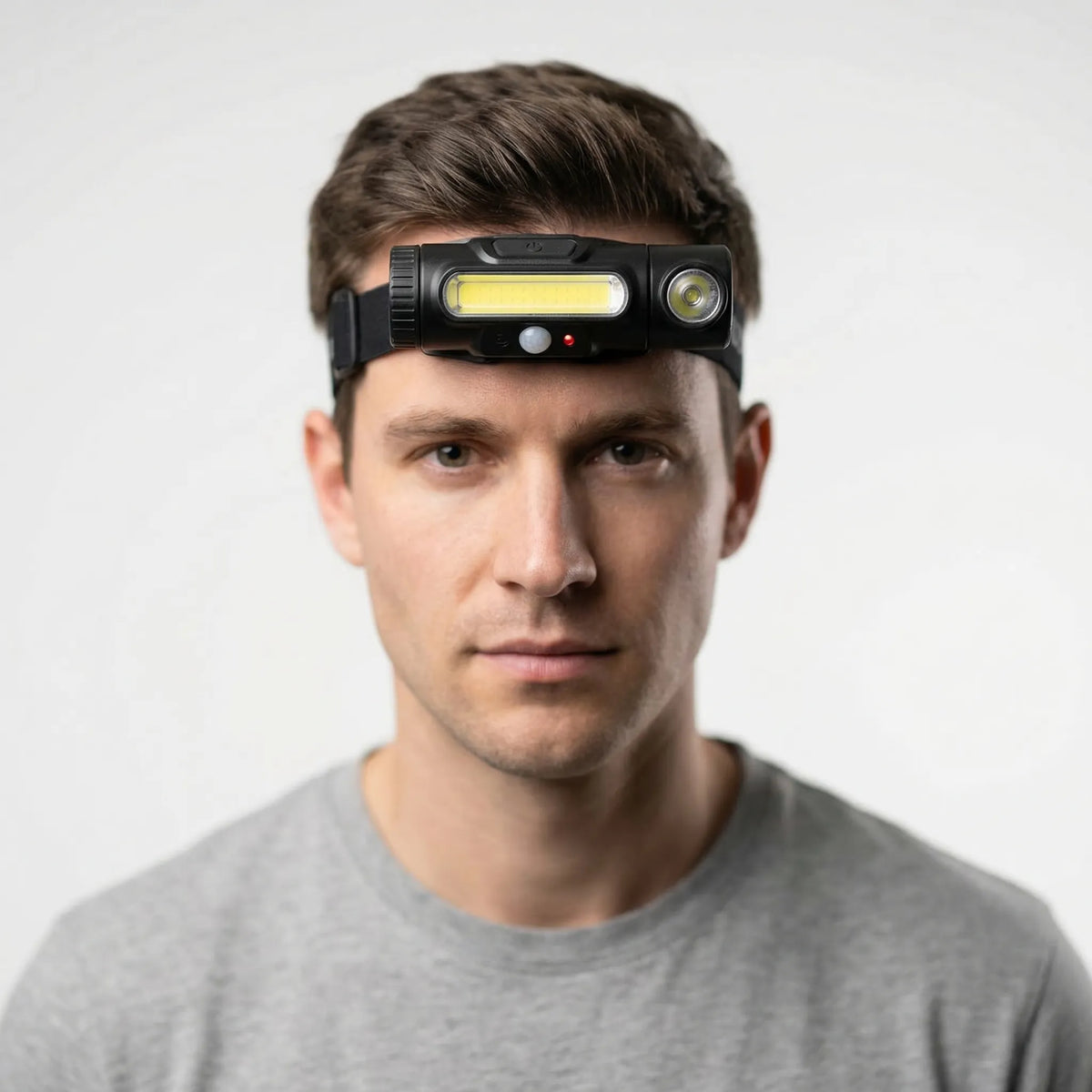 LED Headlamp with USB Rechargeable Feature – Hands-Free for Outdoors