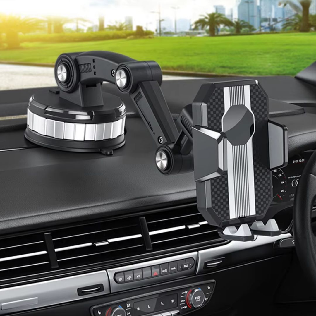 Stabile Auto-Handyhalterung mit 360° Drehung und Saugnapf