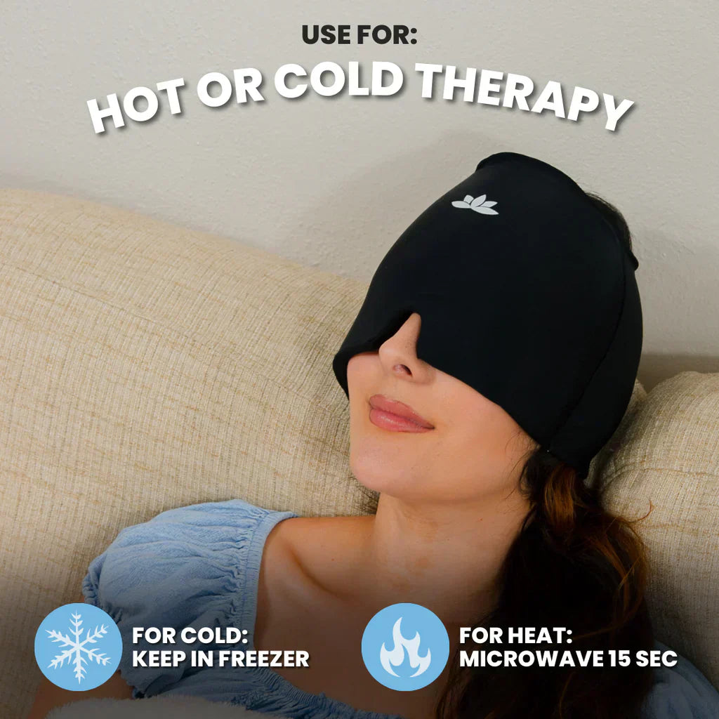 Kopftherapie-Maske mit Warm-Kalt-Funktion – Soforthilfe bei Migräne und Kopfschmerzen
