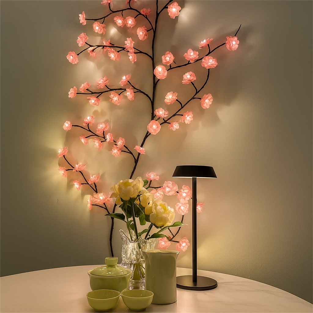 Wunderschöne LED Lichterkette für eine gemütliche Herbstdeko