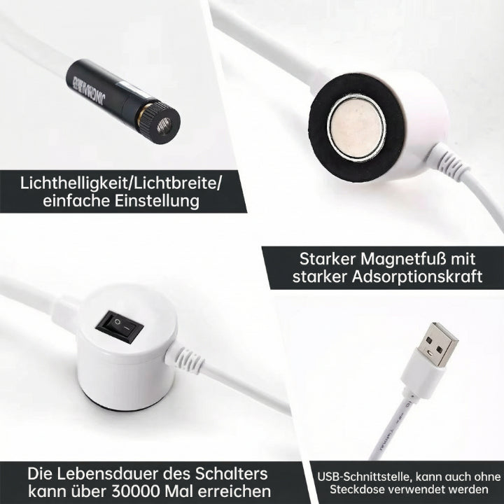 Präziser Nähhelfer mit Lichtfunktion