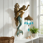 Elegante Wandlampe mit Meerjungfrauendesign