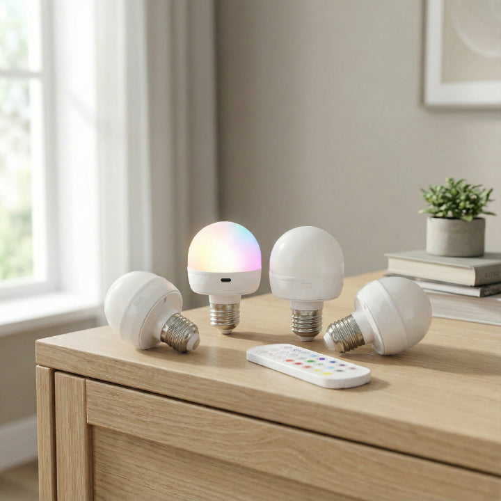 Kabellose LED-Lampe mit Fernbedienung und Farbwechsel