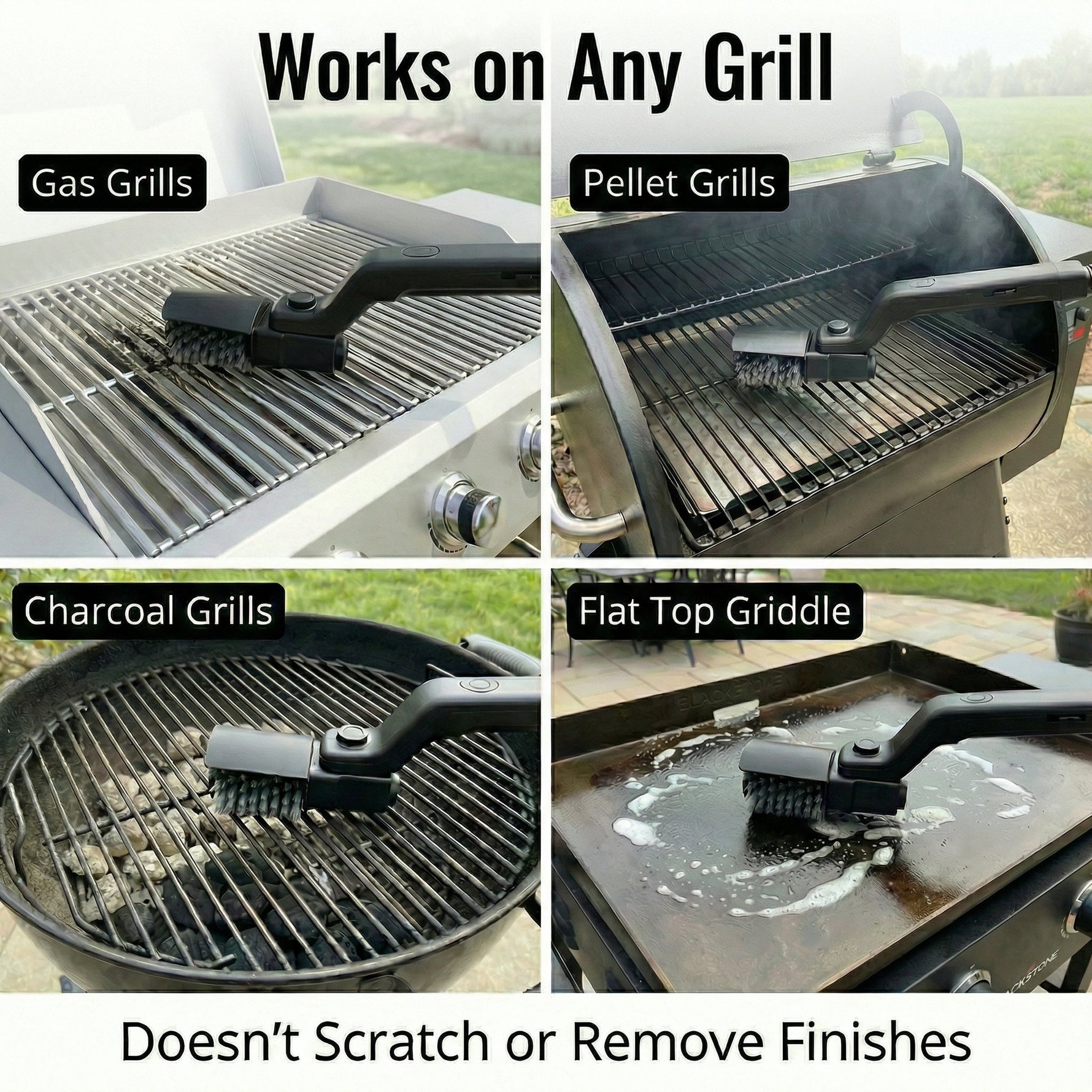 Elektrische Grillreinigungsbürste – Müheloses Reinigen ohne Kratzer