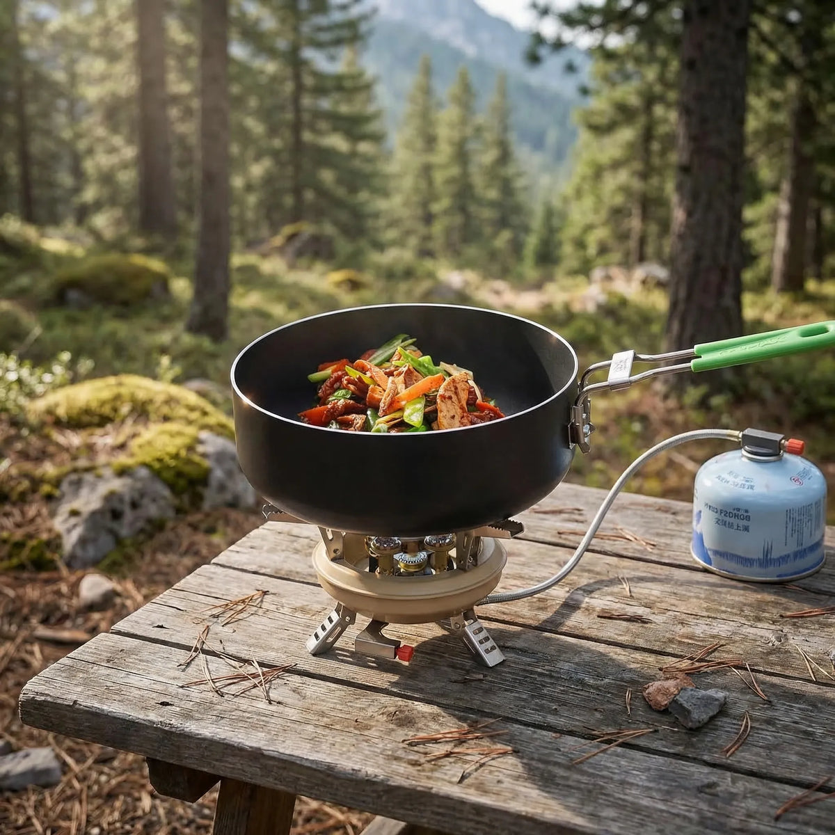 Outdoor Cooking Stove for Camping with High-Output Heat