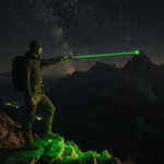 Adjustable Focus Laser Pointer with Safety Lock and High Power