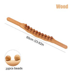 Massagewerkzeug aus Naturholz – 60 cm Gua Sha Massage-Stick für tiefe Muskelentspannung