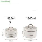 Isolierte Edelstahl-Lunchbox mit mehreren Auslaufsicheren Fächern