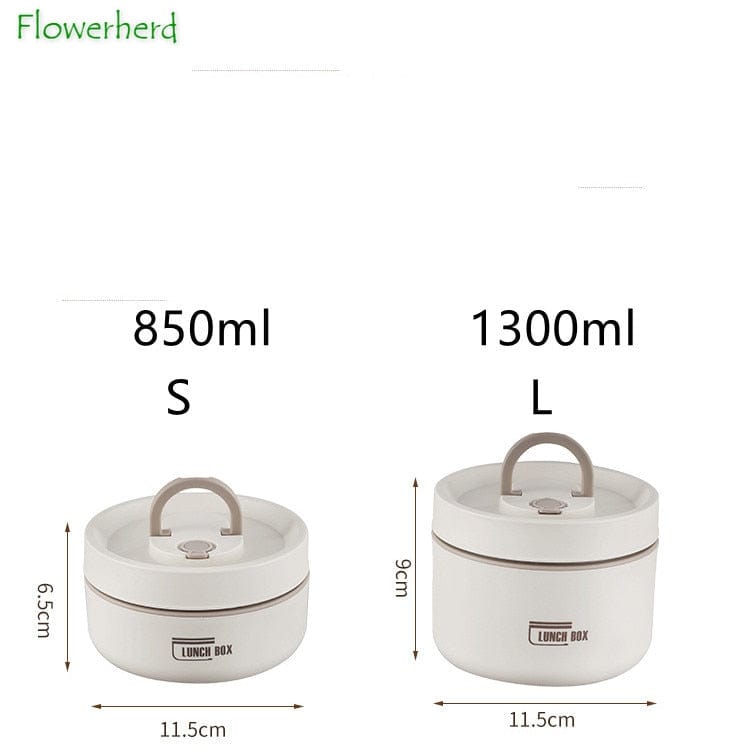 Isolierte Edelstahl-Lunchbox mit mehreren Auslaufsicheren Fächern