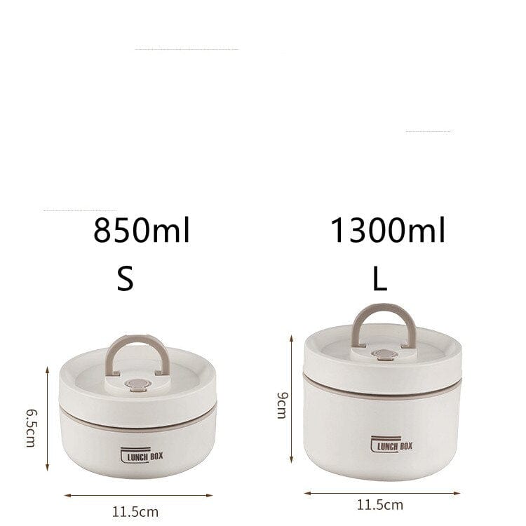 Isolierte Edelstahl-Lunchbox mit mehreren Auslaufsicheren Fächern