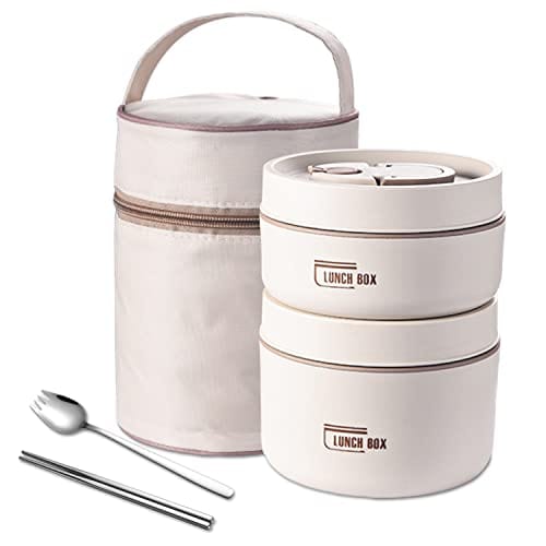 Isolierte Edelstahl-Lunchbox mit mehreren Auslaufsicheren Fächern