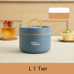 Isolierte Edelstahl-Lunchbox mit mehreren Auslaufsicheren Fächern
