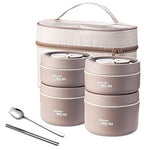 Isolierte Edelstahl-Lunchbox mit mehreren Auslaufsicheren Fächern