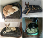 Gemütliches Hundebett mit Fleece-Innenfutter – Waschbar und Bequem