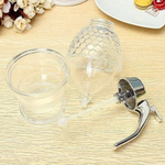 Eleganter Tropffreier Honigspender mit Wabenoptik – 200 ml