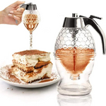 Tropffreier Honigspender mit Wabenmuster – 200 ml aus Kunststoff