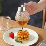 Tropffreier Honigspender mit Wabenmuster – 200 ml aus Kunststoff
