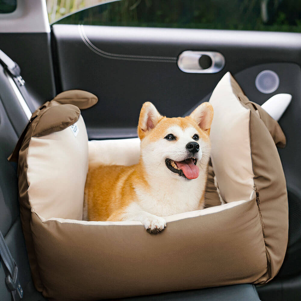 Sicherer Hundeautositz für entspannte Fahrten
