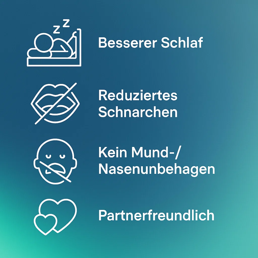 Beruhigende Anti-Schnarch-Bande für besseren Schlaf